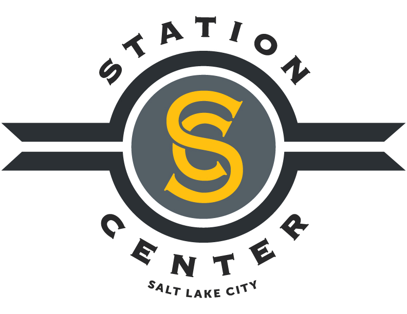 Station Center Salt Lake City Logo design and neighborhood branding